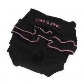 Kalhotky Love - černé XS